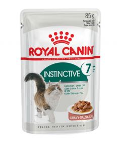 Royal Canin Instinctive 7+ in Gravy Wet Cat Food 85g Pouch
