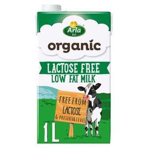Arla Organic Lactose Free Low Fat Milk 1 L