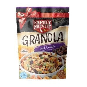 Family Harvest Granola With Seed & Raisin 250 g