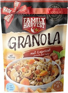 Family Harvest Granola With Nut & Apricot 250 g