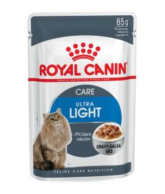 Royal Canin Ultra Light Care Gravy Wet Cat Food 85g Pouch