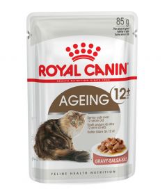 Royal Canin Ageing 12+ in Gravy Wet Cat Food 85g Pouch