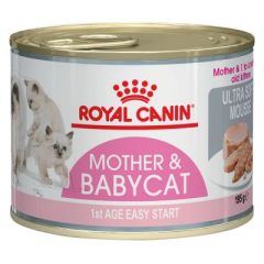 Royal Canin Mother & Babycat Mousse Wet Cat Food 195 Tin