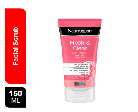 Neutrogena Fresh & Clear Face Scrub 150Ml