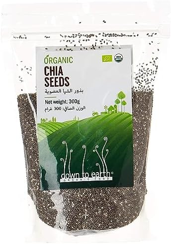 Down To Earth Organic Chia Seeds 300g