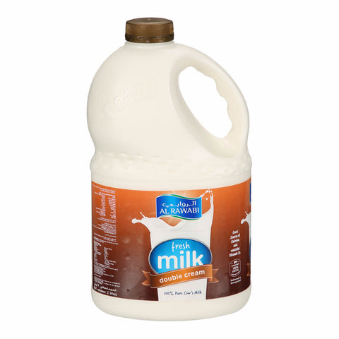 Al Rawabi Fresh Milk Double  Crm 2L
