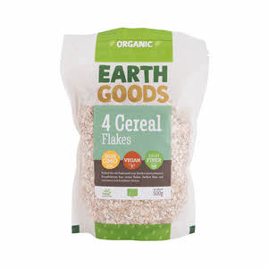 Earth Goods Organic 4 Cereal Flakes 500 g