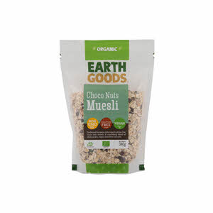 Earth Goods Muesli Choco Nuts Organic Gluten Fre.