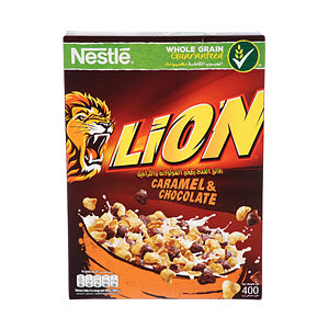 Nestlé Lion Corn Flakes Caramel & Chocolate 400 .