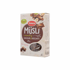 Emco Muesli Chocolate & Hazelnuts 375gm