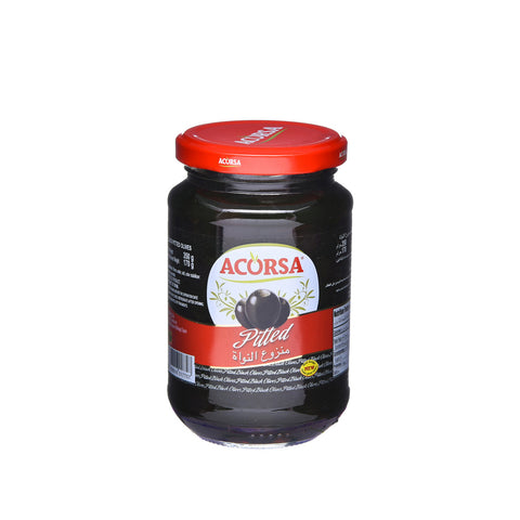 Acorsa Black Olive Pitted 350Gm