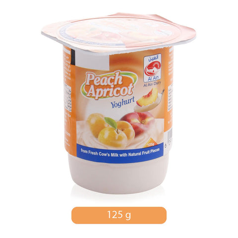 Al Ain Stirred Peach Apricot Yoghurt 125