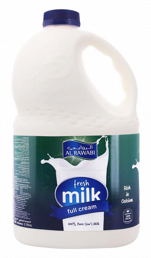 Al Rawabi Fresh Milk Full Crm 2L