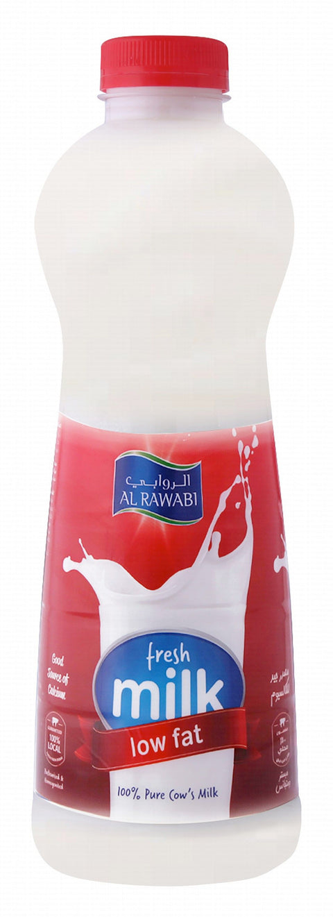 Al Rawabi Fresh Milk Low Fat 1L