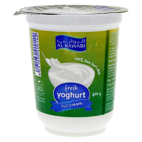 Al Rawabi Fresh Yoghurt Full Cream 400G
