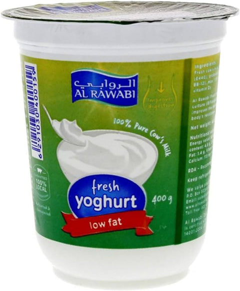Al Rawabi Fresh Yoghurt Low Fat 400G