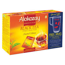 Alokozay Black Tea 100Bags + Free Mug