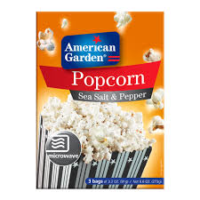 American Garden Popcorn Sea salt & Pepper 273G