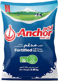 Anchor Full Cream Milk Powder 2.25Kg