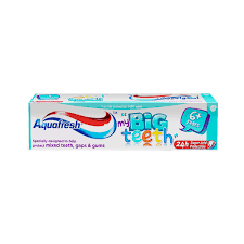 Aquafresh Big Teeth + Brush 50Ml