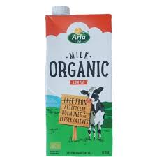 Arla Organic Milk Low Fat 1Ltr