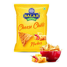 Balaji Cheese Chilli Nachos Wafers 140G