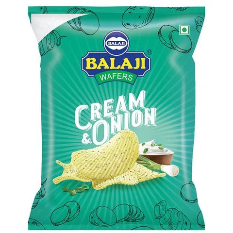 Balaji Cream & Onion Wafers 135G