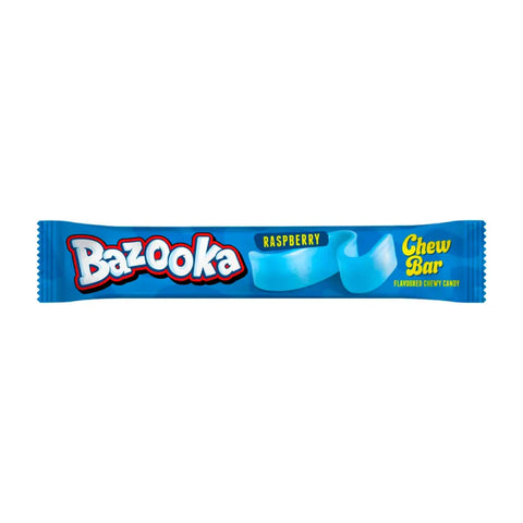 Bazooka Raspberry Chew Candy `14 Gm