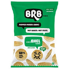 Brb Popped Potato Chips Bhel 25G
