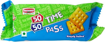 Britannia 50-50 Time Pass Crackers 40G