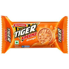 Britannia Tiger Cream Orange Biscuit