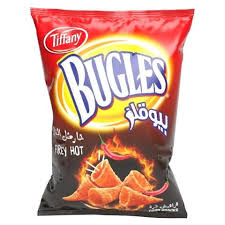 Bugles Firey Hot Chips 125ga