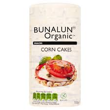 Bunalun Organic Corn Cakes  100Gm