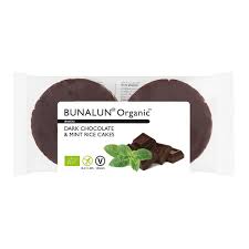 Bunalun Organic Dark Chocolate & Mint Rice Cake