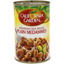 California Garden Fava Beans Plain Medams 450Gm