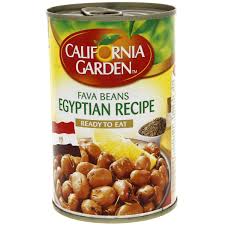 California Garde Egyptian Recipe Beans