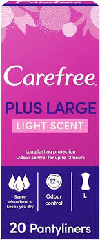Care Free Plus Large Light Scent 20S