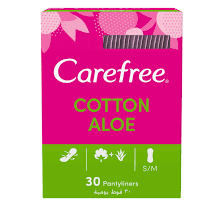 Carefree Cotton Feel Aloe 30S
