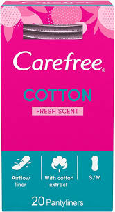 Carefree Cotton Feel Fresh Scent 20S