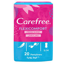 Carefree Flexi Comfort With Fresh 20Pcs