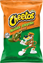 Cheetos Cheddar Jalapeno Crunchy 80Z