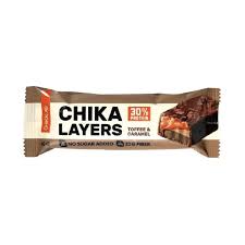 Chika Layers Protein Bar Toffee & Carema 60G