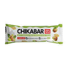 Chikabar Protein Bar White Chocolate Pistachio