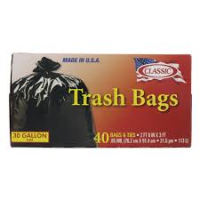 Classic Trash Bags 40Pcs