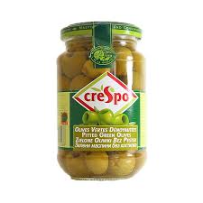 Crespo Green Olive Whole Pitted 200Gm