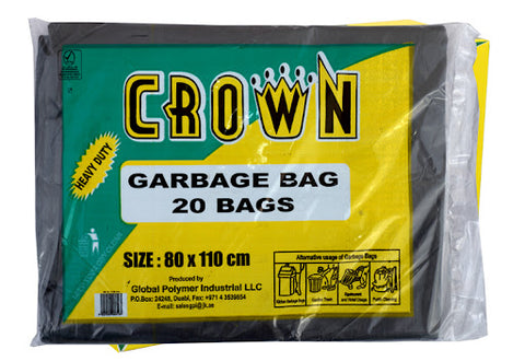 Crown Garbage Bags 65X95Cm 20Bags