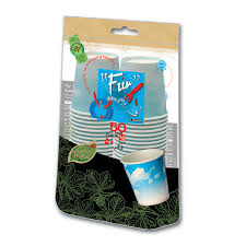 Fun Everyday Disposable Paper Cup 190Ml 50Pcs