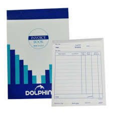 Dolphin Invoice Book Small