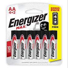 Energizer Alkaline E92 Max AAA Size Bp4 Pack 6Pcs