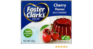 Foster Clarks Cherry Flavour Jelly Dessert 85Gm